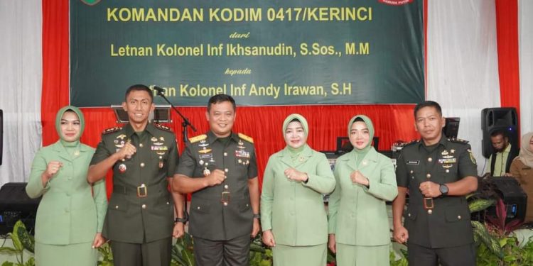 Kodim 0417/Kerinci Gelar Acara Pisah Sambut Dandim 0417/Kerinci