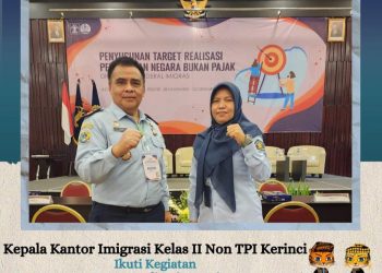Kepala Kantor Imigrasi Kelas II Non TPI Kerinci Ikuti Giat Penyusunan Target Negara Bukan Pajak