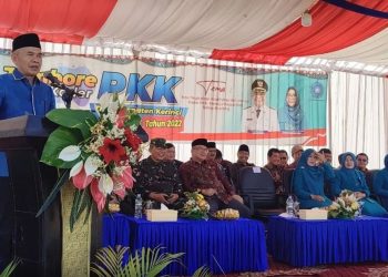 Bupati Kerinci Adirozal Buka Jambore Kader PKK Tingkat Kabupaten Kerinci Tahun 2022