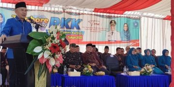 Bupati Kerinci Adirozal Buka Jambore Kader PKK Tingkat Kabupaten Kerinci Tahun 2022