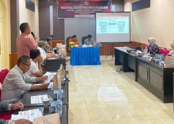 Raden Indra Iskandarsyah: Imigrasi Kelas II Non TPI Kerinci Gelar Sosialisasi Keberadaan Orang Asing