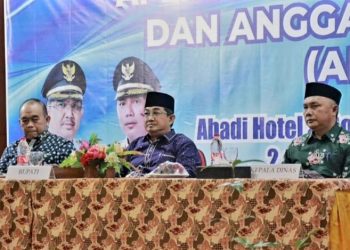 Bupati Tanjab Barat Hadiri Kegiatan Bimtek ARKAS TA 2023