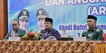 Bupati Tanjab Barat Hadiri Kegiatan Bimtek ARKAS TA 2023