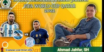 DPD II Golkar Tanjab Barat Gelar Nobar Final Piala Dunia 2022,  Ahmad Jahfar: 2 – 1 untuk Kemenangan Argentina