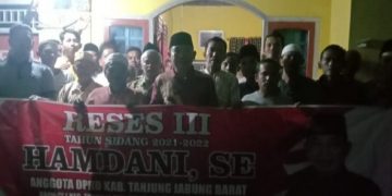 Reses dengan Masyarakat Sosial Tayas, Hamdani : Saya Akan Usahakan Untuk Menjadi Program