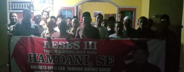 Reses dengan Masyarakat Sosial Tayas, Hamdani : Saya Akan Usahakan Untuk Menjadi Program