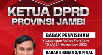Mulai Hari Ini, 8 Besar Tim Bola Voli Perebutkan Piala Ketua DPRD Provinsi Jambi