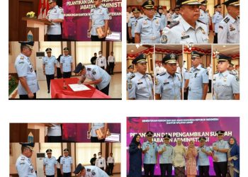Beberapa Pejabat Imigrasi Kelas II Non TPI Kerinci Resmi Dilantik, Ini Nama-namanya