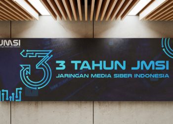 Gunakan Tipografi Nulshock, Inilah Karakter, Filosofi, dan Arti Logo HUT ke-3 JMSI