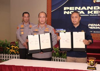 Tingkatkan Pengamanan Obvitnas Hulu Migas di Sumsel, SKK Migas dan Polda Sumsel Lakukan Penandatanganan PKS