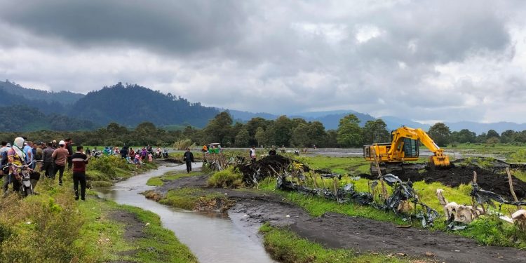 Lokasi Timbunan Abu Vulkanik Gunung Kerinci Jadi Objek Wisata Dadakan