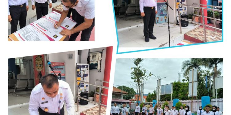 Kantor Imigrasii Kelas II Non TPI Kerinci Gelar Komitmen WBK dan WBBM