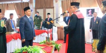 DPRD Sungai Penuh Gelar Rapat Paripurna Pengambilan Sumpah untuk 2 Anggota Dewan