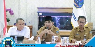 Bupati Tanjab Barat Pimpin Rakor Supervisi atas Evaluasi Perencanaan dan Penganggaran Pemda Tahun 2023