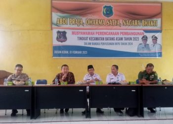 Ketua Komisi III DPRD Tanjab Barat Hadiri Musrenbang Tingkat Kecamatan Batangasam