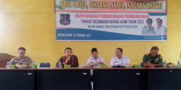 Ketua Komisi III DPRD Tanjab Barat Hadiri Musrenbang Tingkat Kecamatan Batangasam