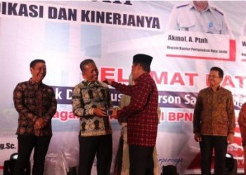 Wagub Abdullah Sani Hadiri Pisah Sambut Kakanwil BPN Provinsi Jambi