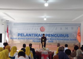 Wagub Abdullah Sani Hadiri Pelantikan Pengurus IKA FEB UNJA