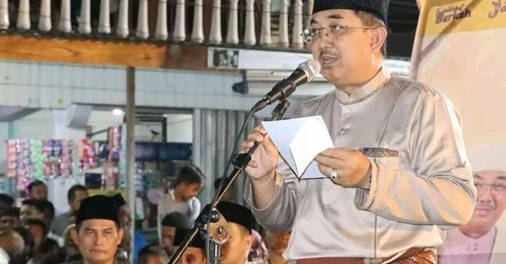Bupati Tanjab Barat Dampingi Gubernur Jambi Pada Pembukaan Festival Arakan Sahur Ramadan