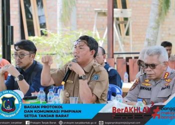 Wabup Tanjab Barat Hadiri Sosialisasi Jaminan Keselamatan Operasi Jalur Pipa Gas