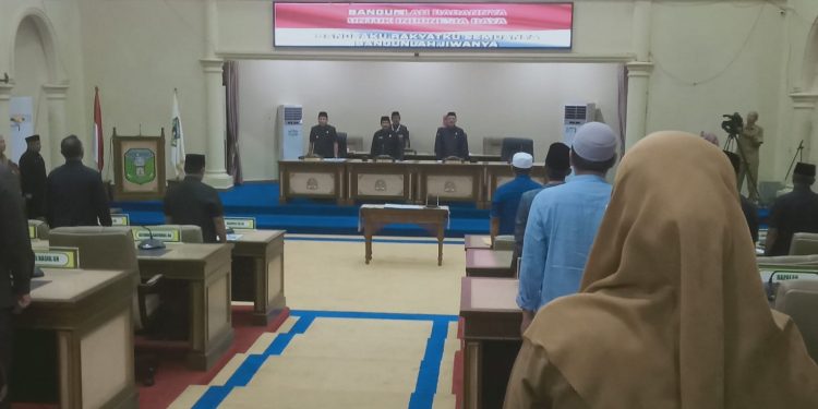 DPRD Gelar Sidang Paripurna LKPJ Kabupaten Sarolangun Tahun 2022