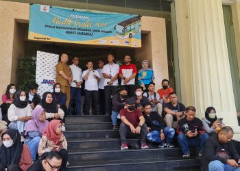 Lepas Peserta Program Mudik Gratis ke Jambi, Ketua BMKJ Jakarta: Semoga Selamat Sampai Tujuan