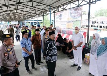 Bupati Tanjab Barat Tinjau Sejumlah Pos Pengamanan Lebaran