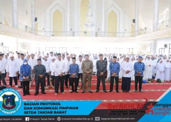 Wakil Bupati Buka Secara Resmi Bimbingan Manasik Haji Tingkat Kabupaten Tanjab Barat Tahun 1444 H