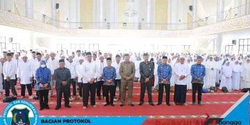 Wakil Bupati Buka Secara Resmi Bimbingan Manasik Haji Tingkat Kabupaten Tanjab Barat Tahun 1444 H
