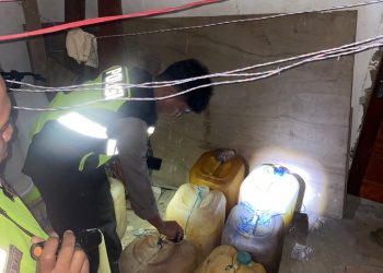 Lakukan Razia Minuman Keras, Polres Kerinci Berhasil Amankan Minuman Tuak 10 Dirigen