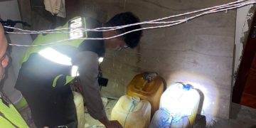 Lakukan Razia Minuman Keras, Polres Kerinci Berhasil Amankan Minuman Tuak 10 Dirigen