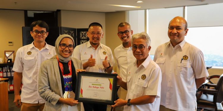 Pegawai Sekretariat SKK Migas Raih Medali Emas Sea Games 2023