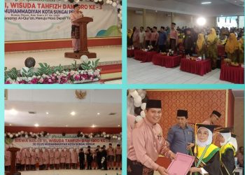 SD Plus Muhammadiyah Kota Sungai Penuh Gelar Wisuda Tahfiz dan Iqro yang ke -3