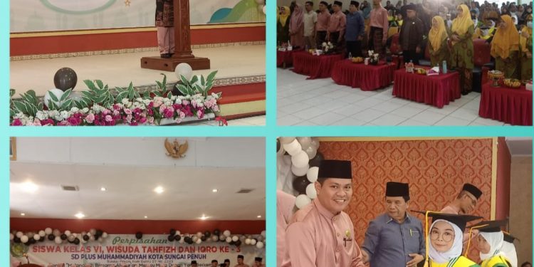SD Plus Muhammadiyah Kota Sungai Penuh Gelar Wisuda Tahfiz dan Iqro yang ke -3