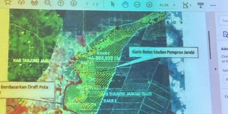 Waka DPRD Sebut Perda RTRW Tak Mengatur Batas, Tapi di Peta SHP Tanjabtim Caplok Tanjabbar