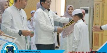 Bupati Hadiri Wisuda Tahfidz Qur’an ke V Yayasan Al Hikmah Kuala Tungkal Tahun 2023