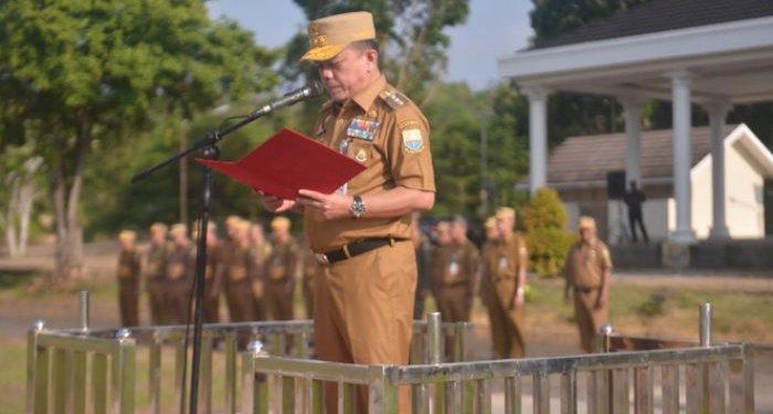 Pimpin Apel Gabungan ASN Muaro Jambi, Ini Pesan Gubernur Jambi Al Haris