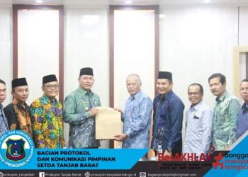 Wakil Bupati Tanjab Barat Sambut Kunjungan Kunker DPRD Kota Sungai Penuh