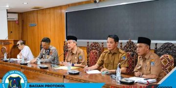 Sekretaris Daerah Gelar Rapat Persiapan Keberangkatan Jamaah Haji Tanjab Barat