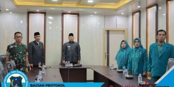 Wabup Tanjab Barat Ikuti Prosesi Pelantikan Pj Bupati Sarolangun Secara Virtual