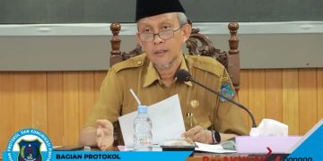 Sekda Tanjab Barat Buka Rakor OPD Lingkup Bidang Perekonomian dan Pembangunan Tahun 2023