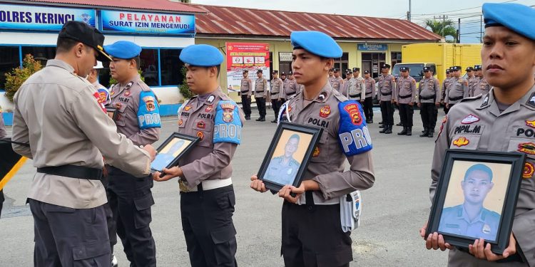 4 Anggota Polisi Polres Kerinci Diberhentikan Tidak Dengan Hormat