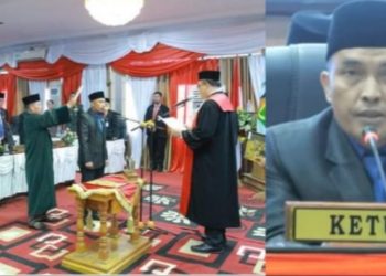 Lendra Wijaya Resmi Dilantik Sebagai Ketua DPRD Kota Sungai Penuh Sisa Masa Jabatan 2019-2024
