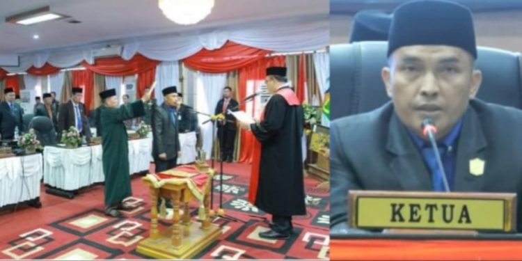 Lendra Wijaya Resmi Dilantik Sebagai Ketua DPRD Kota Sungai Penuh Sisa Masa Jabatan 2019-2024