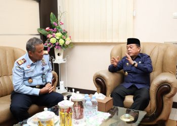 Gubernur Jambi Al Haris Kunjungi Kanwil Kemenkumham Jambi Bicarakan Kesepakatan Terkait Penandatanganan Mou