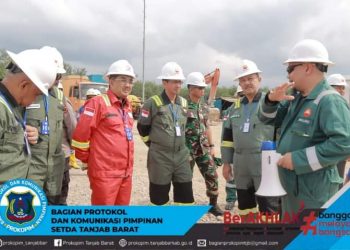 Bupati Tanjab Barat Hadiri Monotoring Tajak Sumur WB-D16 oleh SKK Migas-Petrochina International Jabung Ltd
