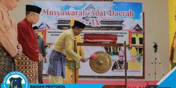 Bupati Buka Musyawarah Adat Daerah LAM Jambi Kabupaten Tanjab Barat ke-IX
