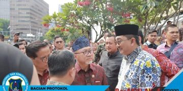 Bupati Tanjab Barat Hadiri Pameran Satu Hari Bersama Jambi di Anjungan Mall Sarinah