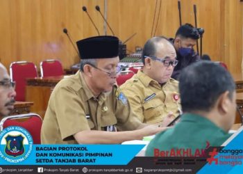 Sekda Tanjab Barat Kembali Ikuti Rakor Rutin Pengendalian Inflasi Daerah Tahun 2023
