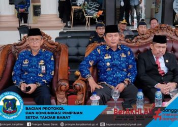 Wakil Bupati Tanjab Barat Ikuti Upacara Hari Bhayangkara ke-77